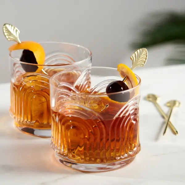 Gold Art Deco Cocktail Picks
