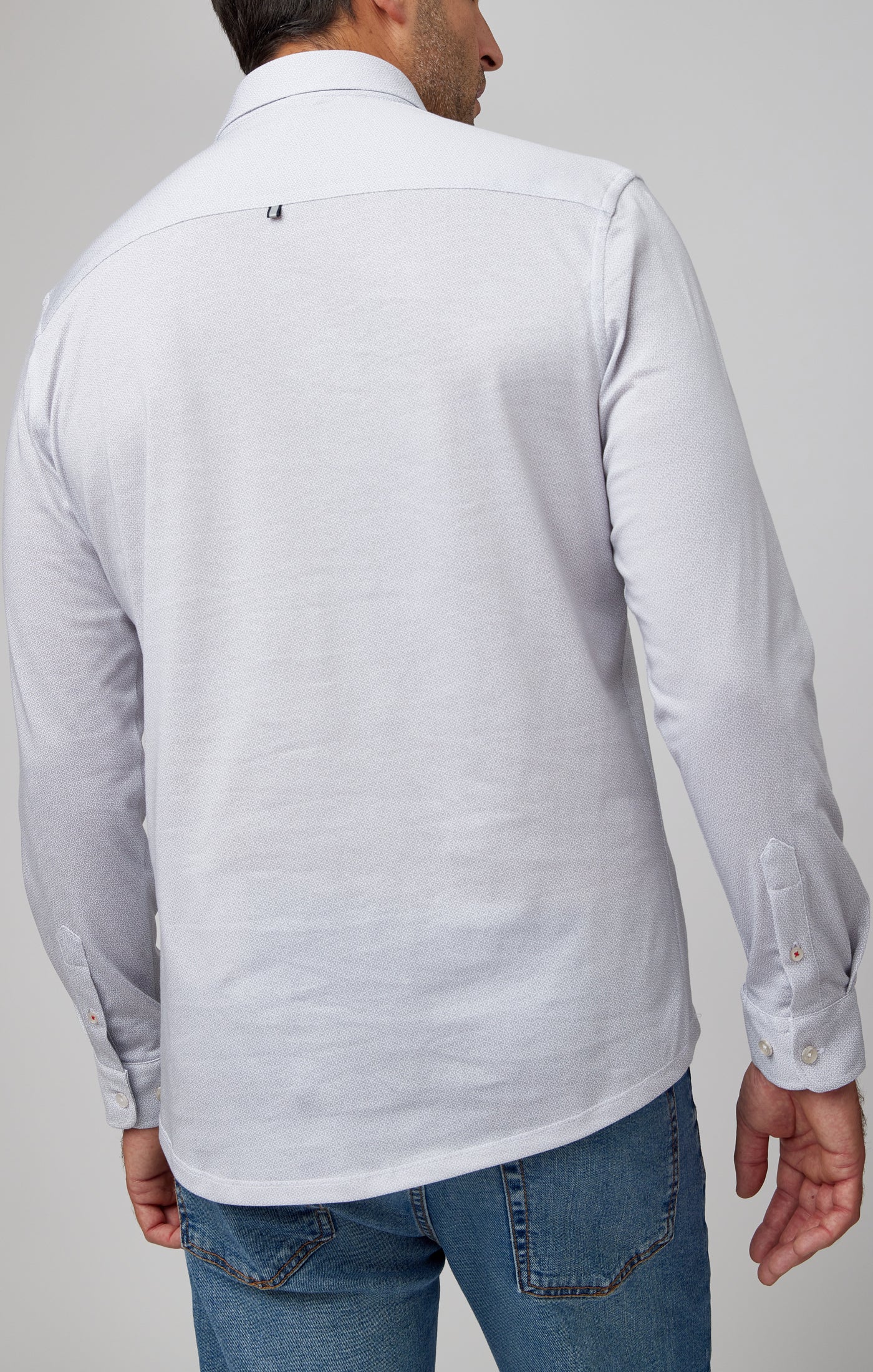 Grey Hourglass Performance Knit Long Sleeve