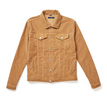 Camel Antique Washed Trucker Jacket