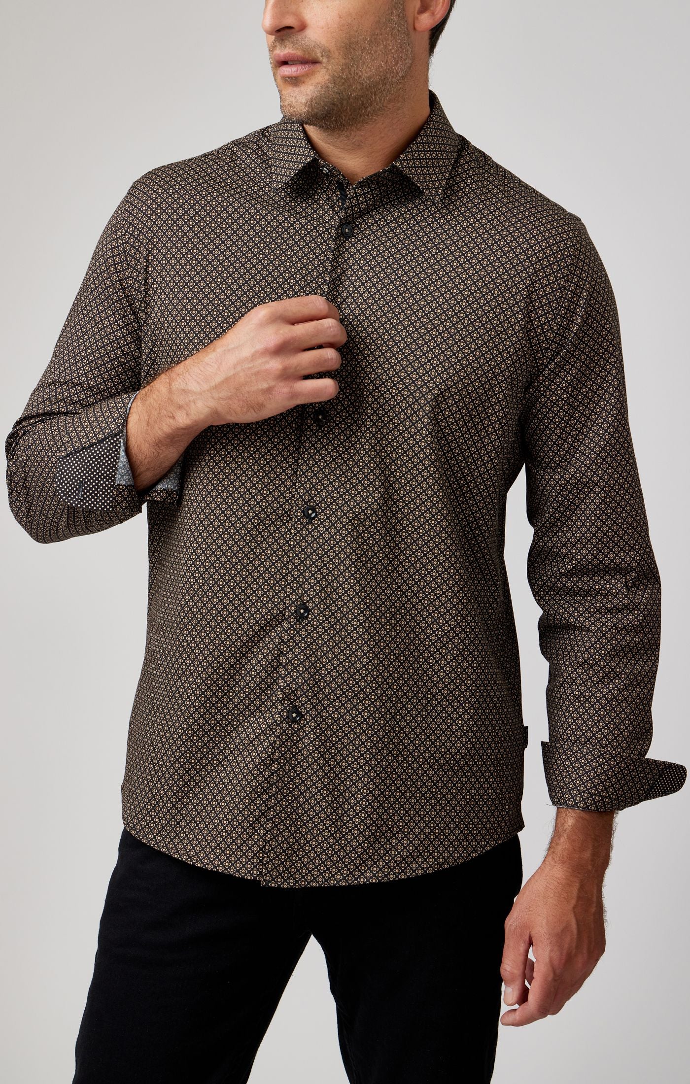 On Repeat Brown Clover Performance Long Sleeve