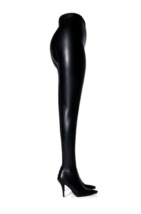 Black Stretch Pant Boot