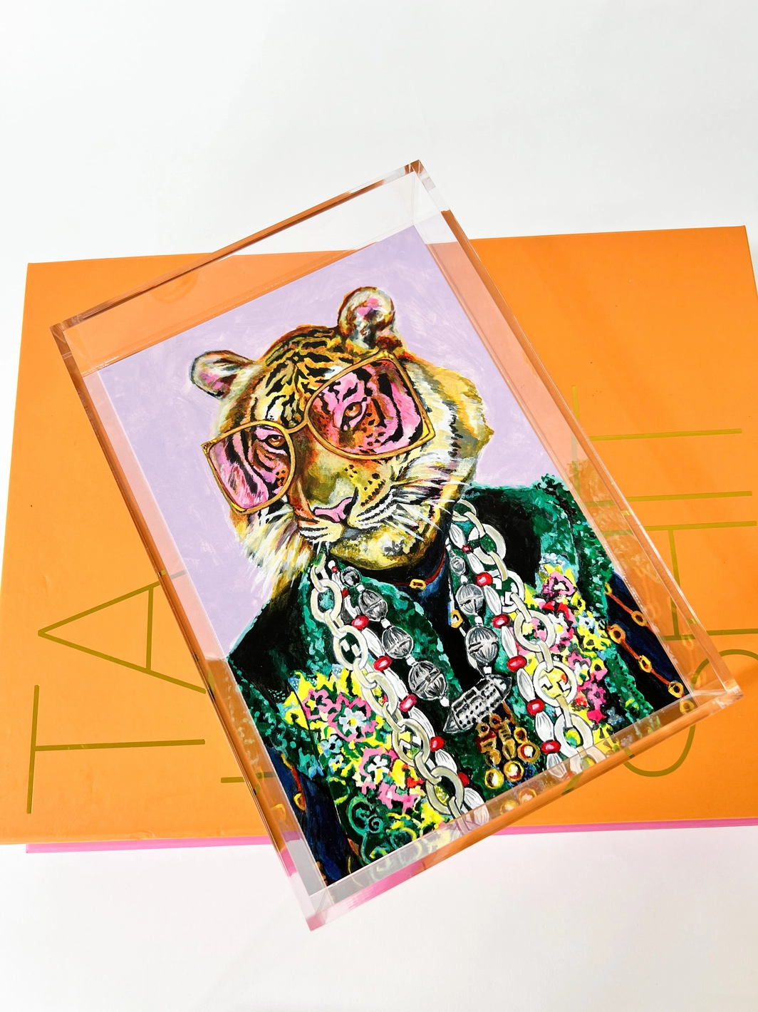 Big Cats Small Acrylic Tray
