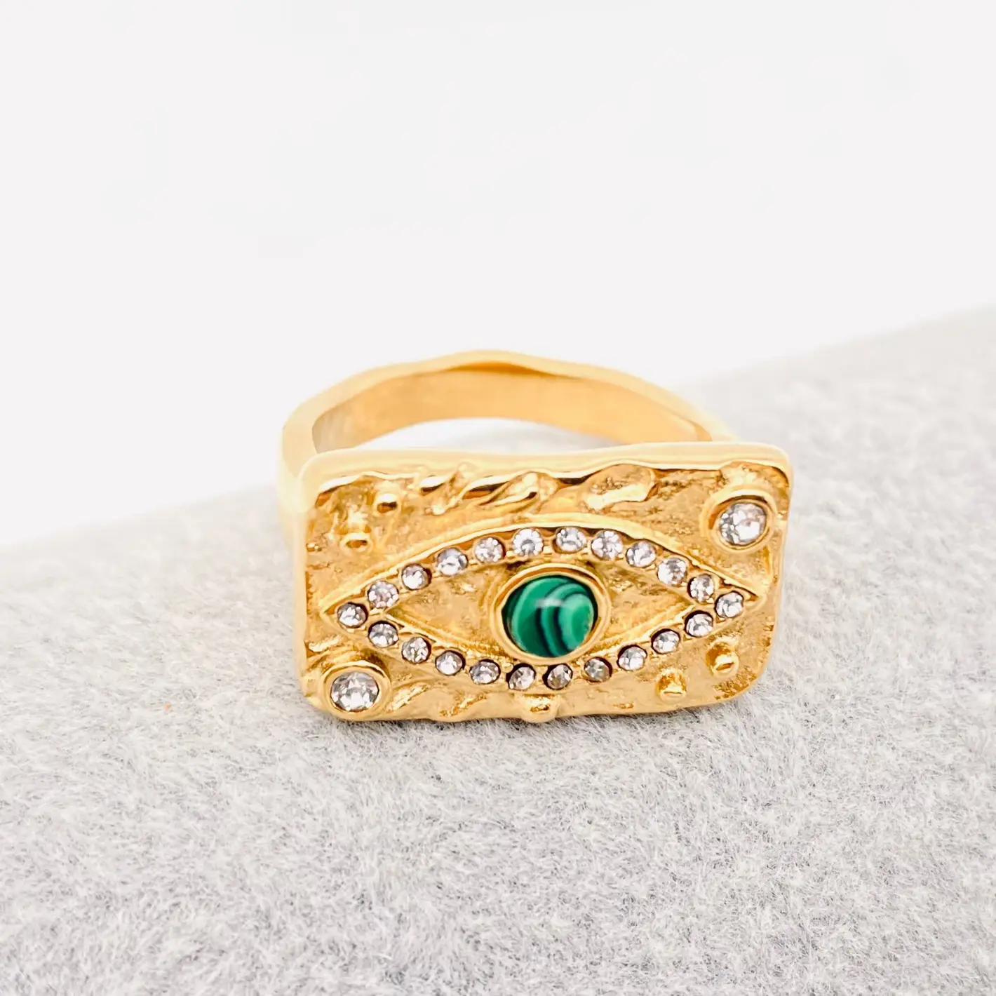 Athens Eye Gold Ring