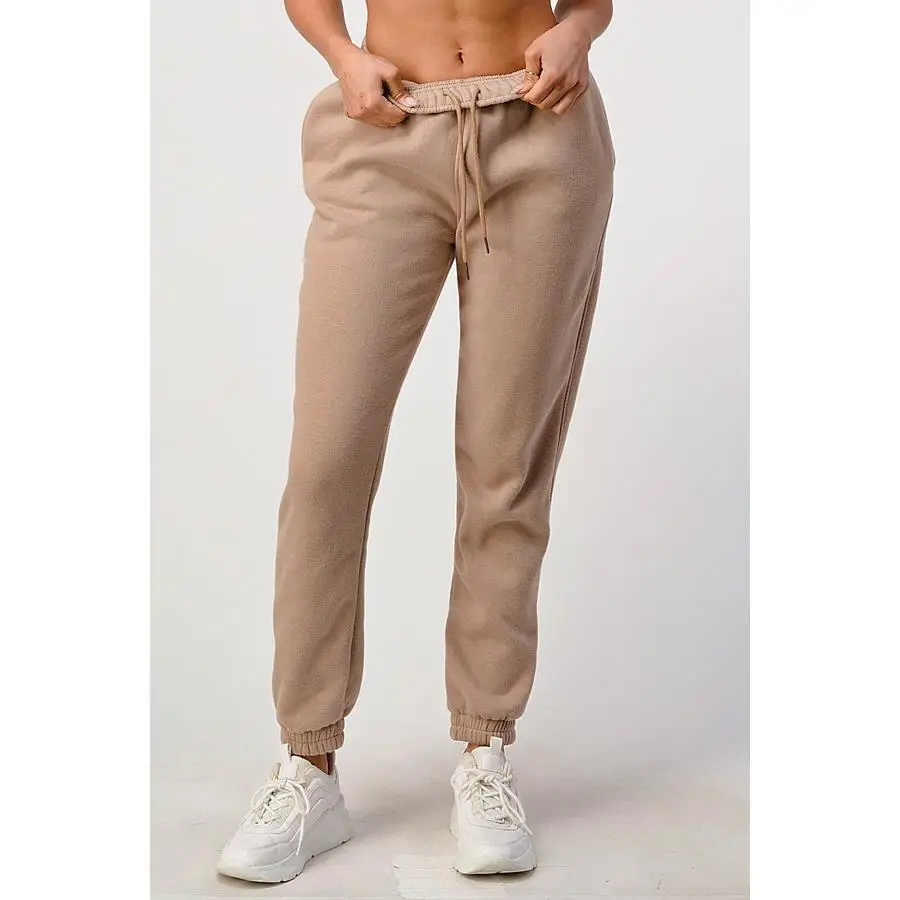 Luxe Lounge Taupe Jogger Pant