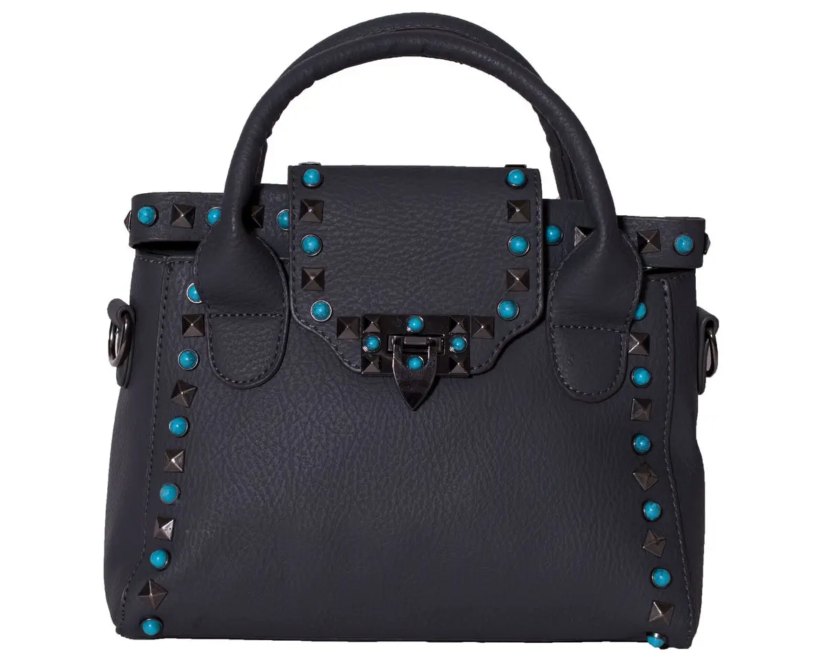 Rock My Heart Dark Grey Crossbody