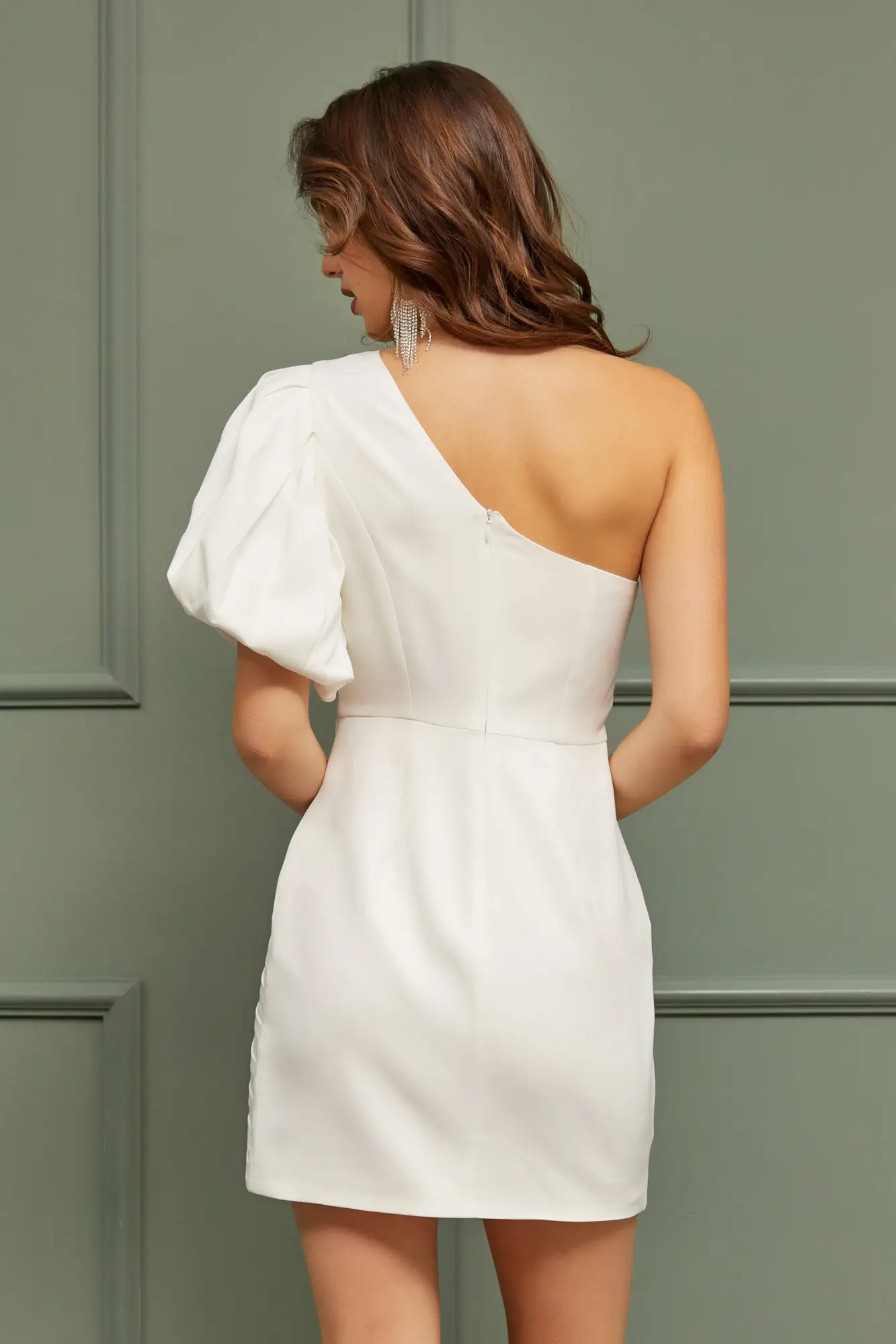 Glamorous Times White One-Shoulder Mini Dress