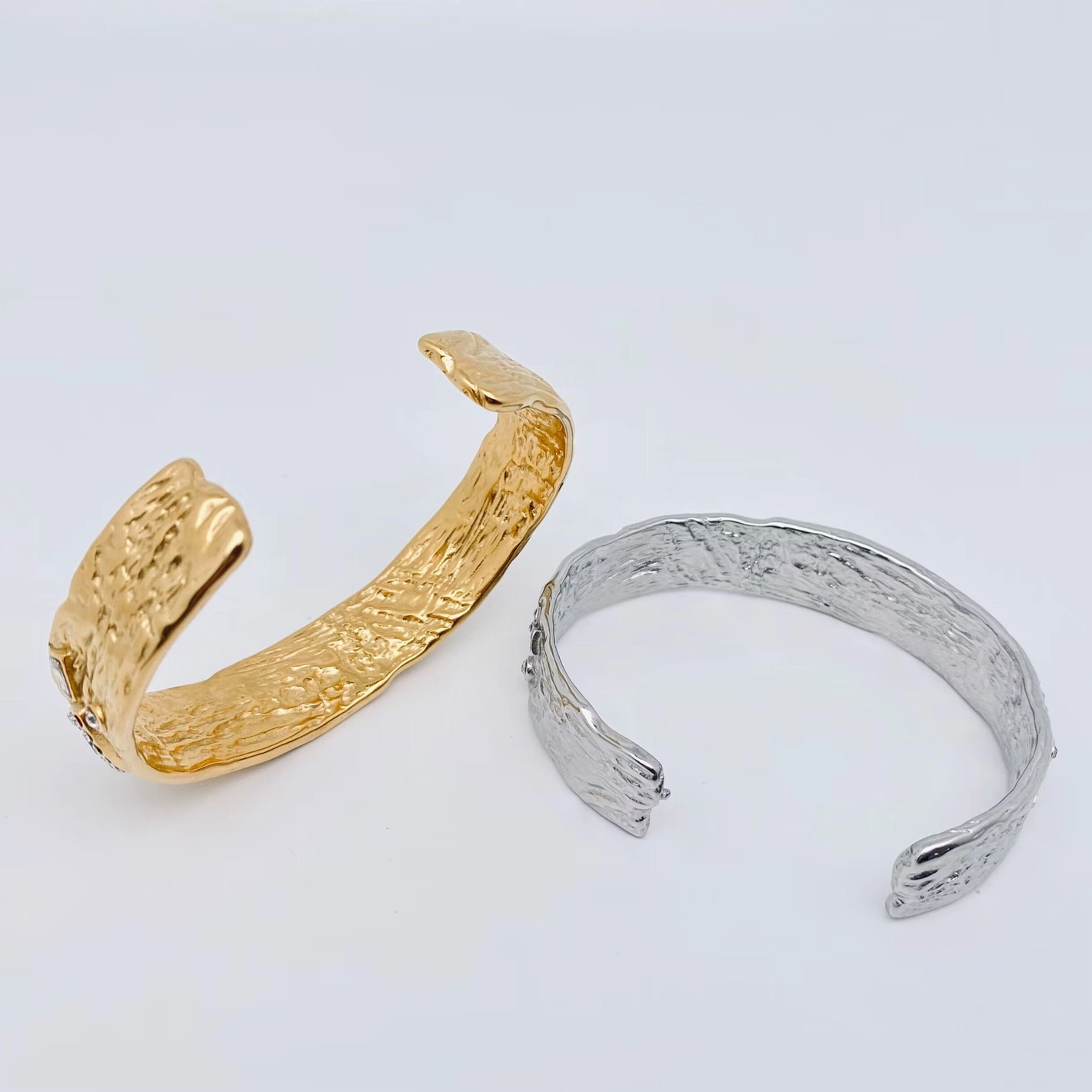 Athens Eye Gold Cuff Bracelet