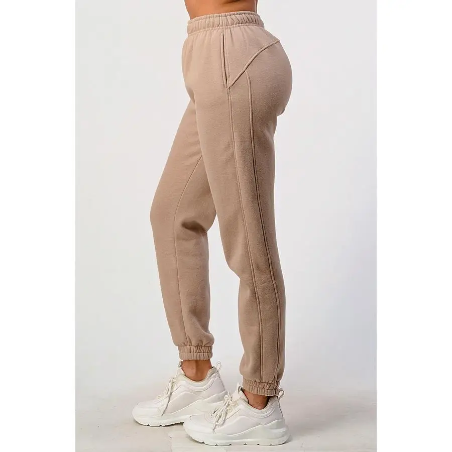 Luxe Lounge Taupe Jogger Pant