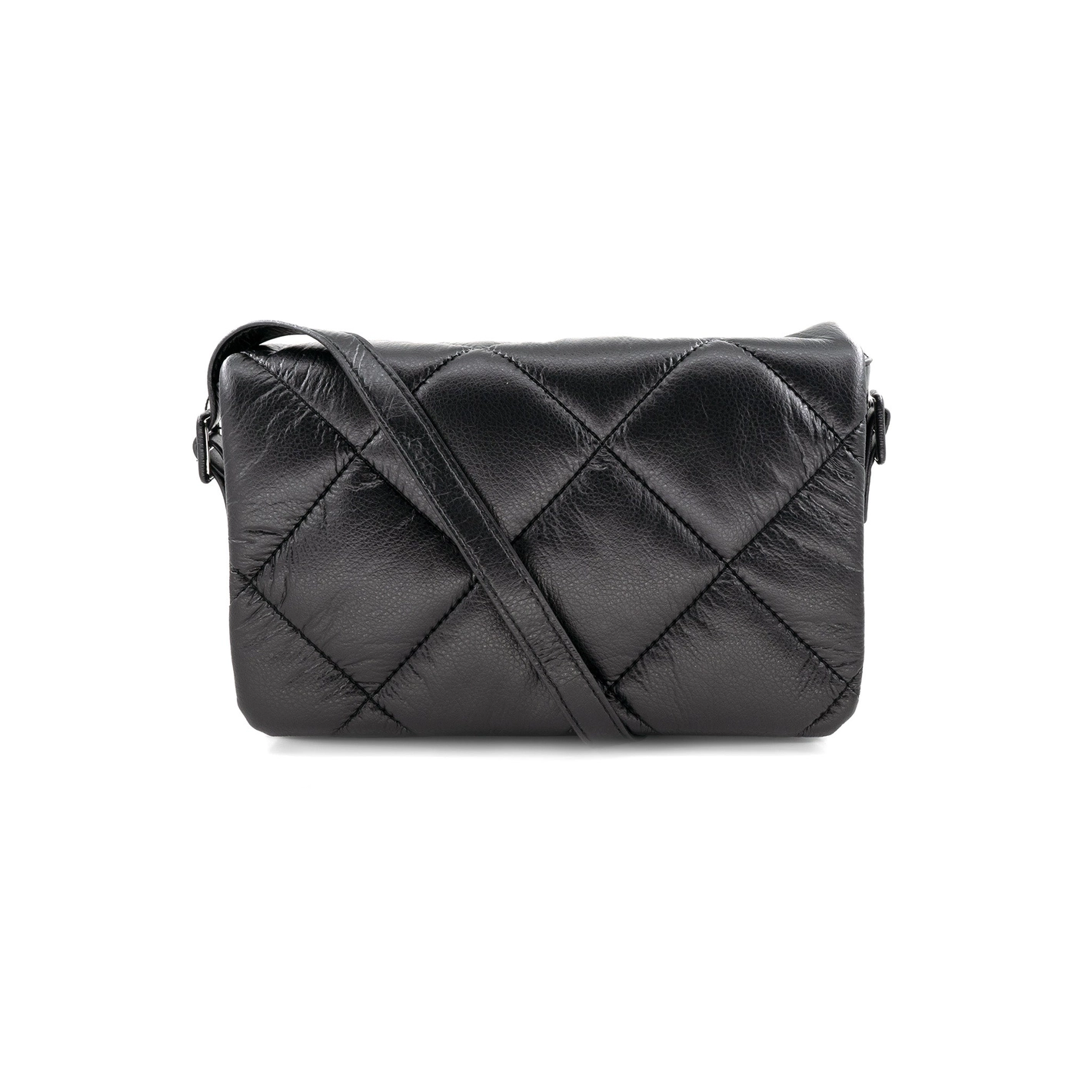 Quilt My Heart Black Purse