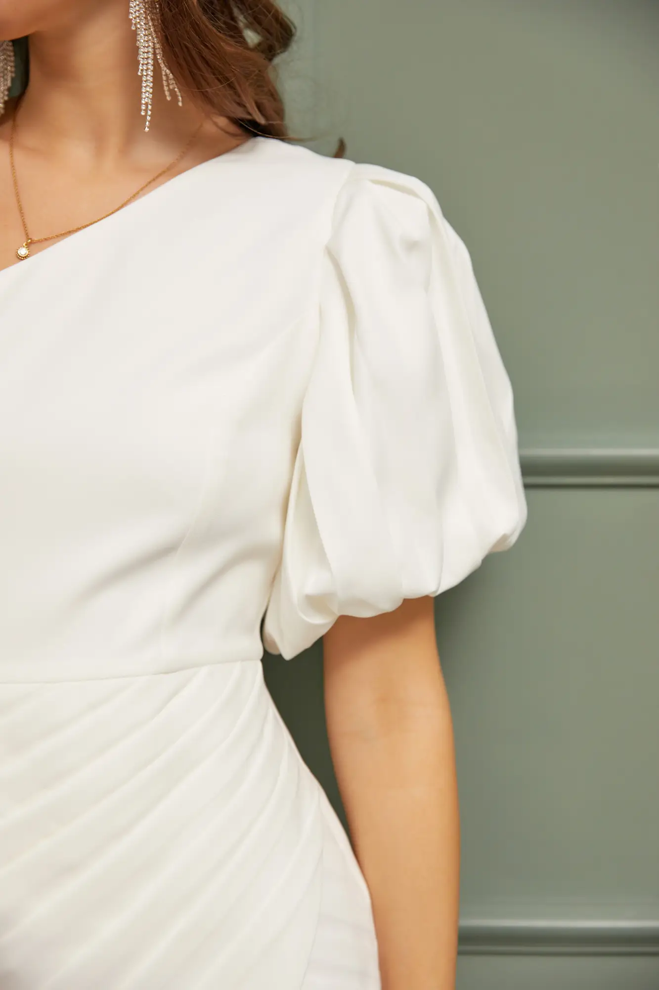 Glamorous Times White One-Shoulder Mini Dress
