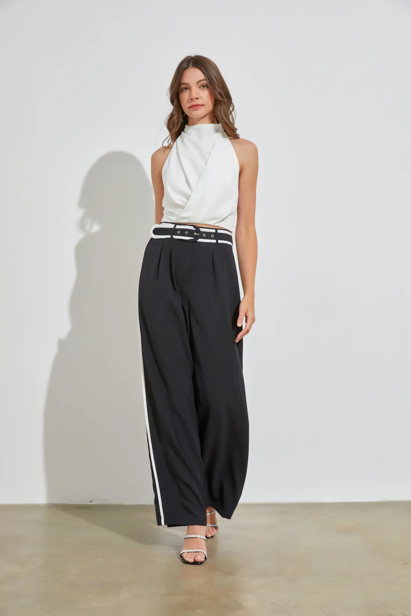Next Level Black Wide-Leg Pants