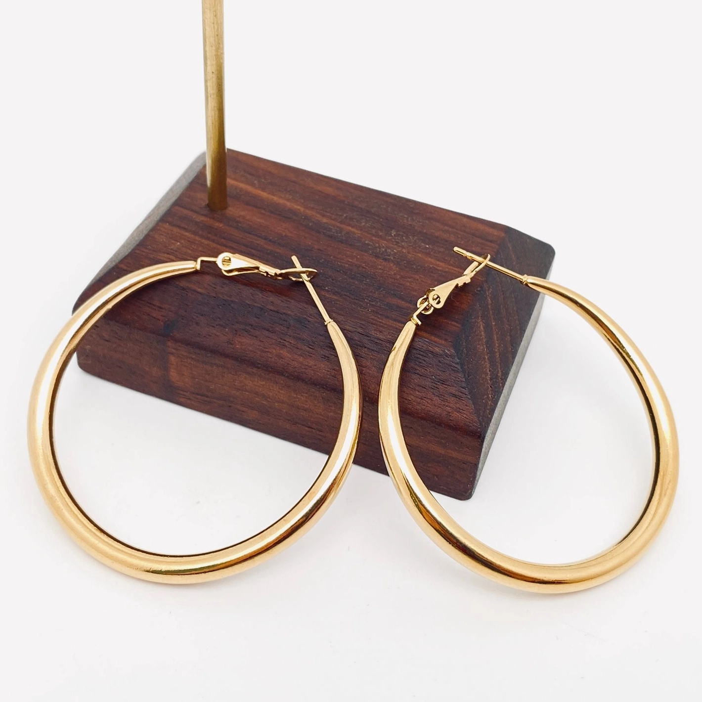 Go To Gold Large Hoop Earrings