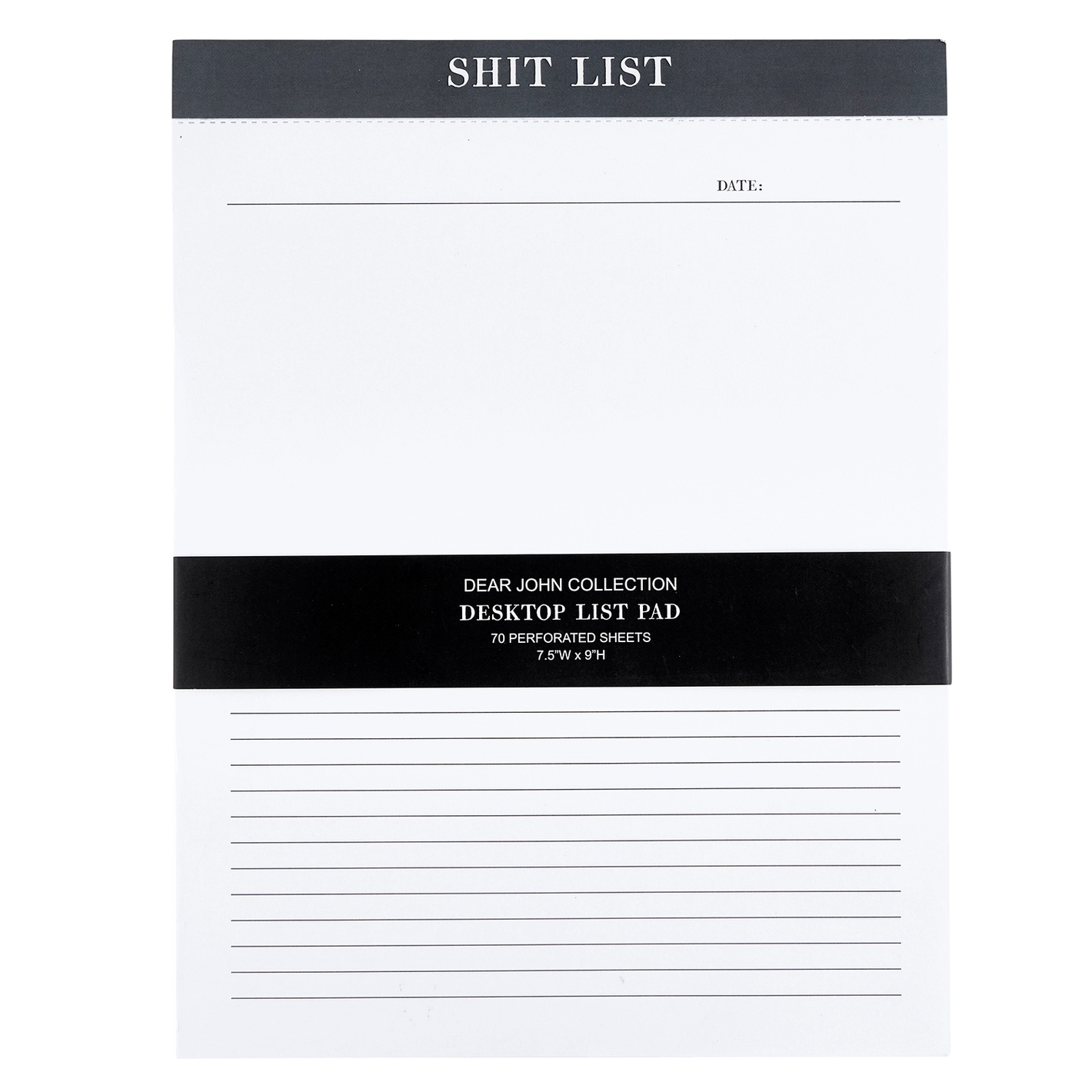 Shit List Paper Pad