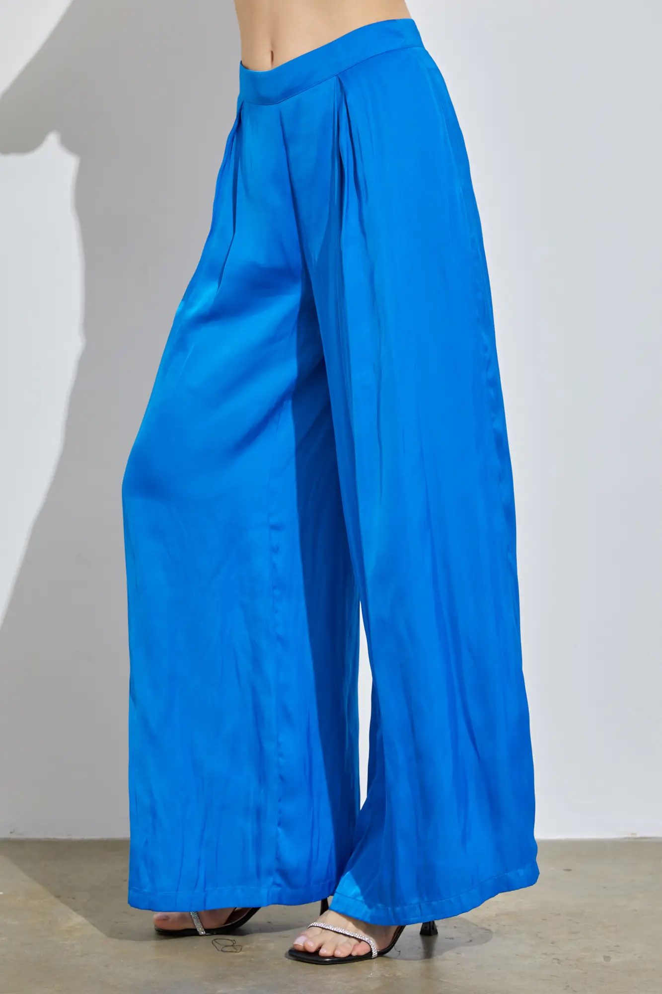 Always Impressing True Blue Wide Leg Pants