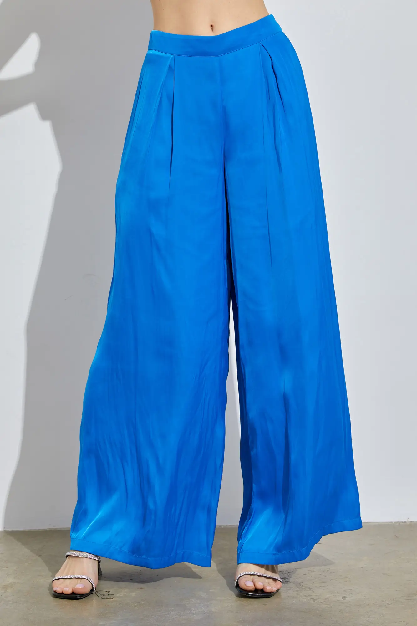 Always Impressing True Blue Wide Leg Pants