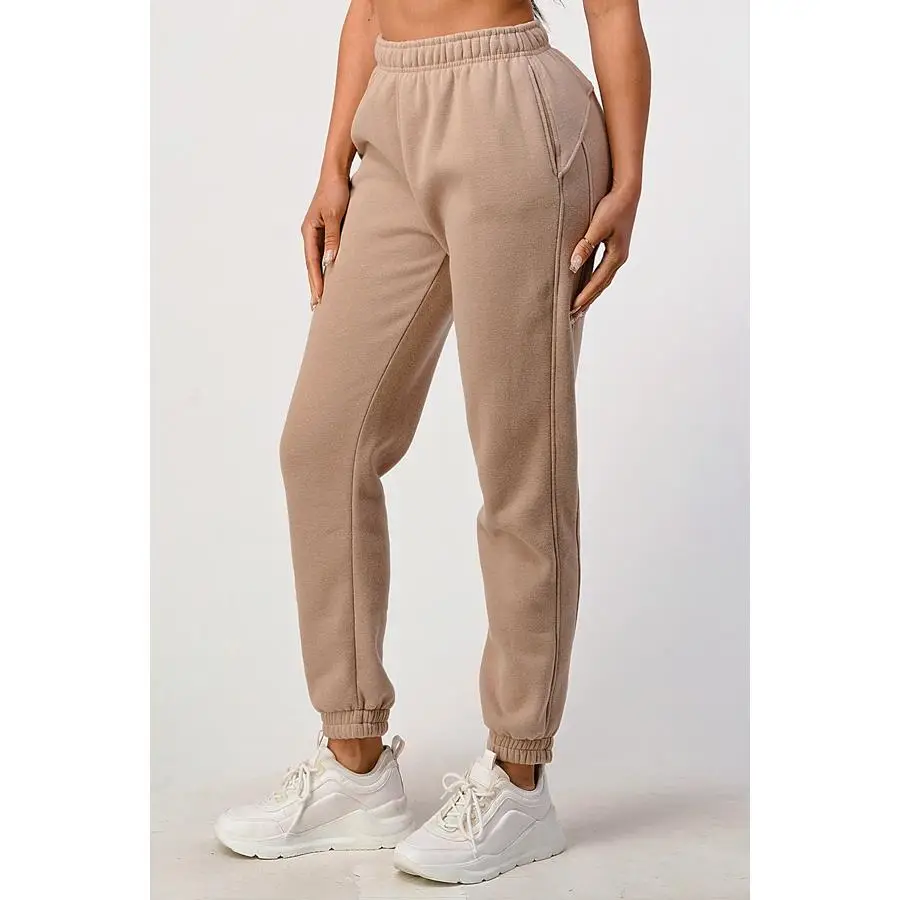 Luxe Lounge Taupe Jogger Pant