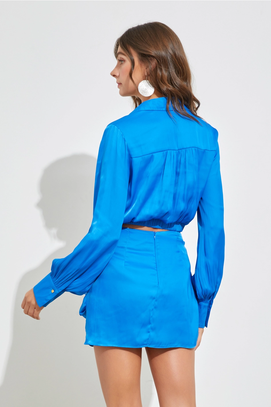 Class Act True Blue Long Sleeve Top