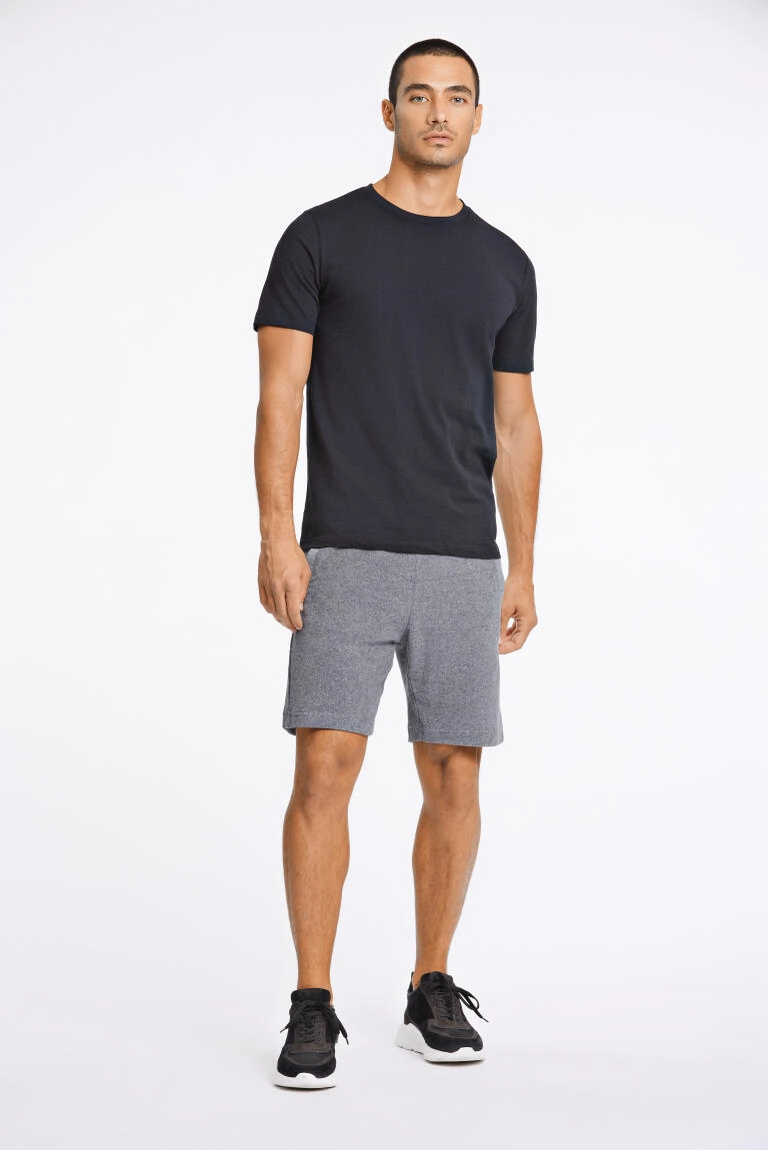 Bergh Black Organic Crew Slub Tee