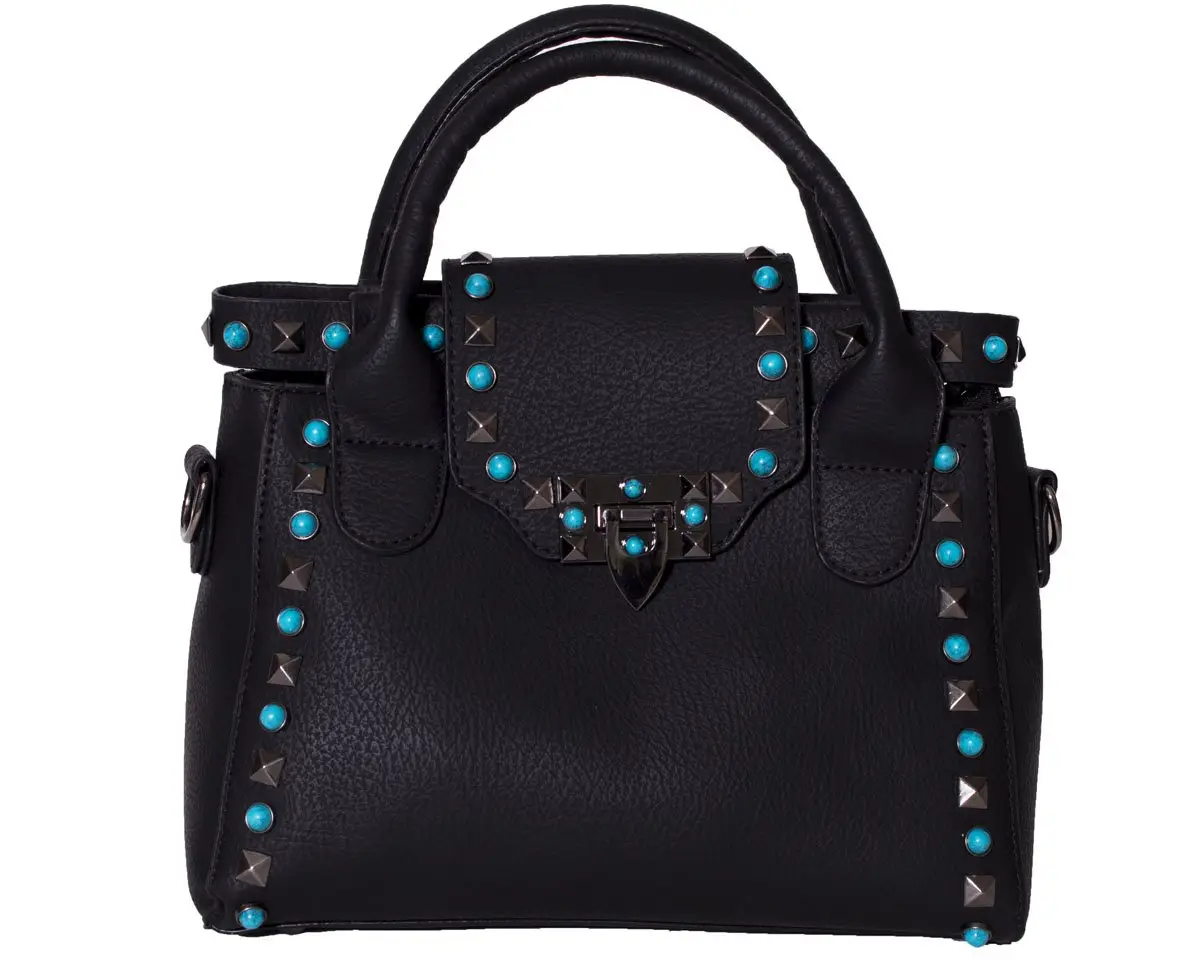 Rock My Heart Black Crossbody