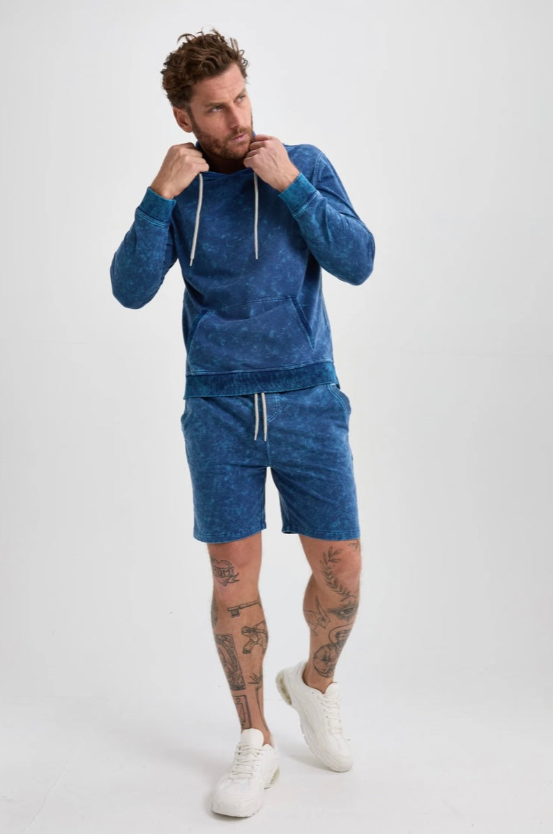 Vintage Navy Performance Knit Hoodie