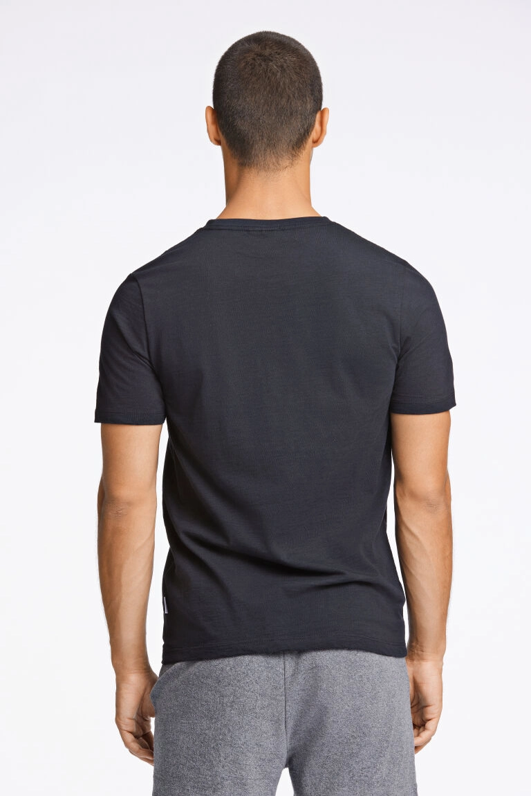 Bergh Black Organic Crew Slub Tee