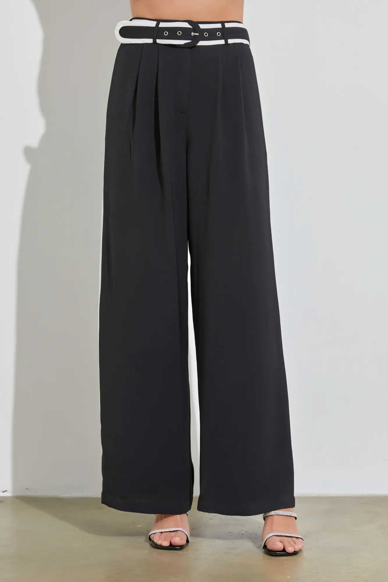 Next Level Black Wide-Leg Pants