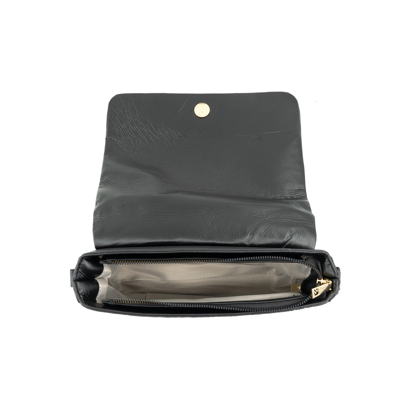 Quilt My Heart Black Purse