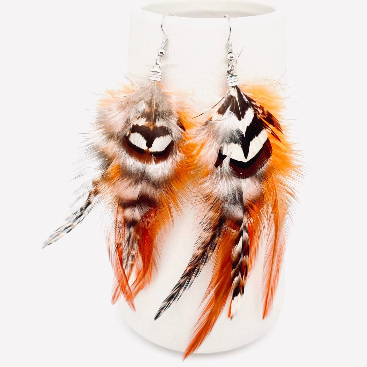 Boho Babe Feather Drop Earrings