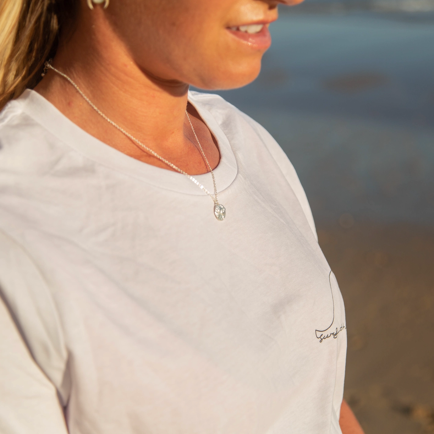 Wave Project Silver Necklace