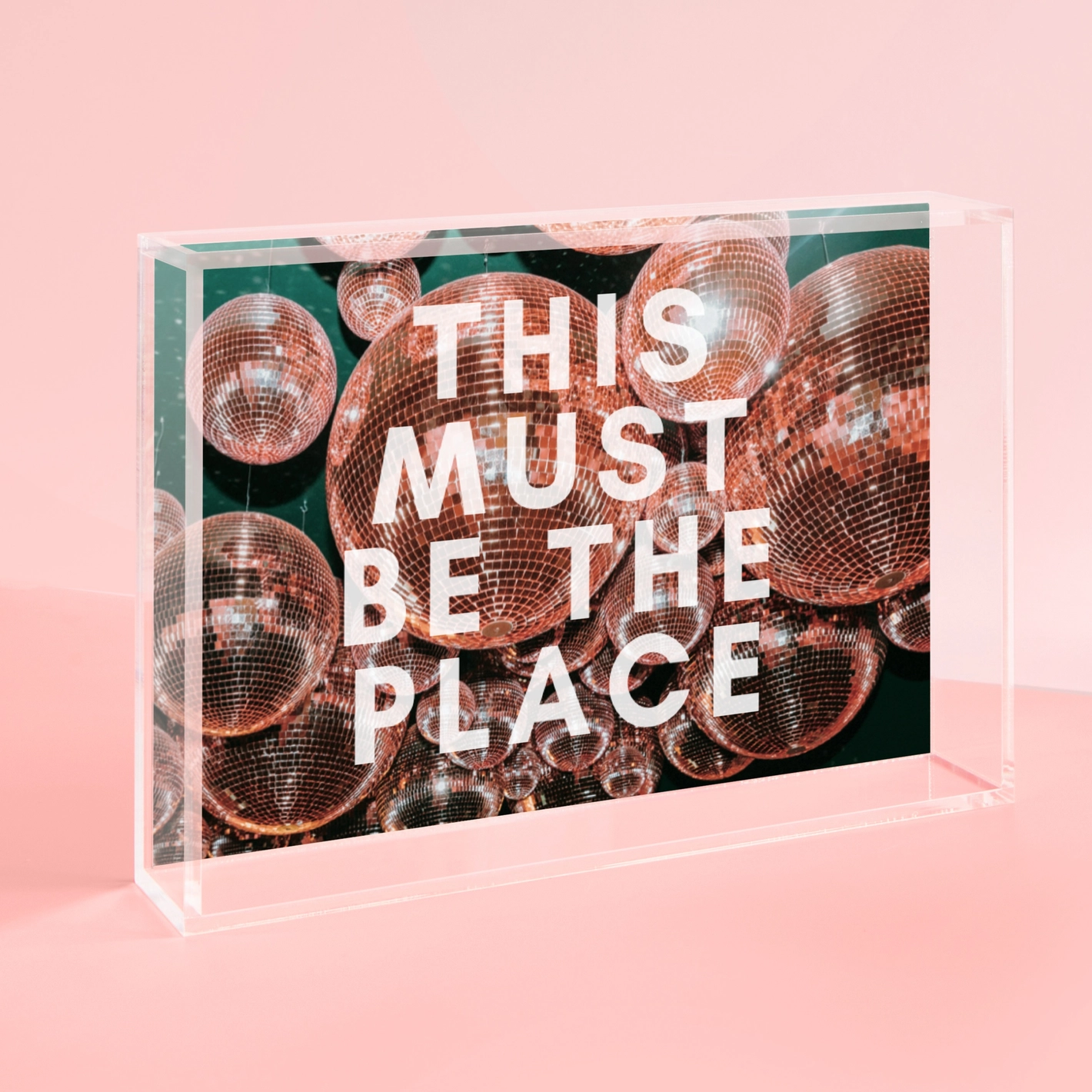 The Place Small Acrylic Tray