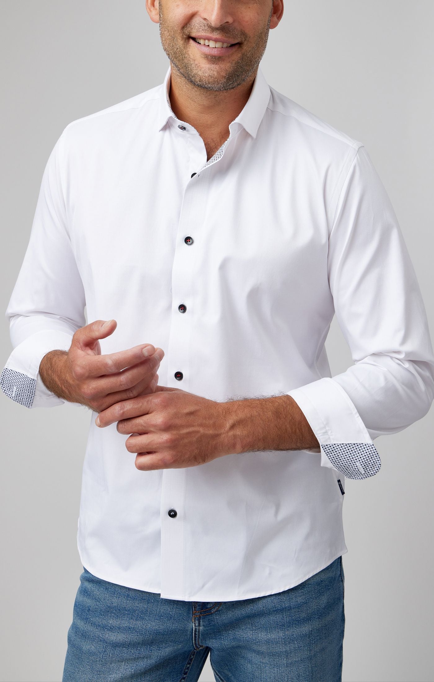 Modern White Performance Long Sleeve