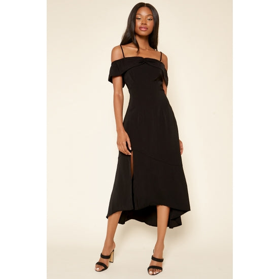 magic maxi dress Moonlit Magic Halterneck Split Maxi Dress Floral Red