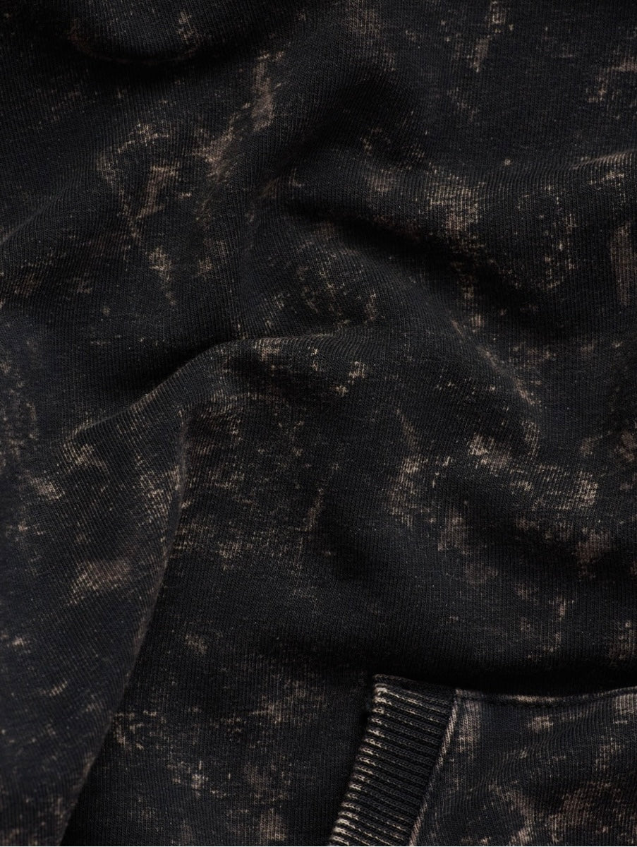Vintage Black Performance Knit Hoodie