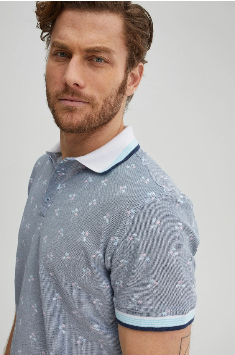 Palm Pique Knit Polo