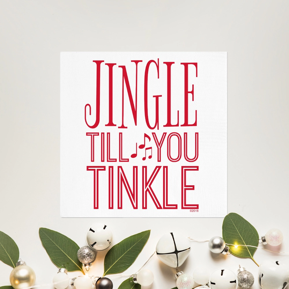 Jingle Till You Tinkle-Cocktail Napkins