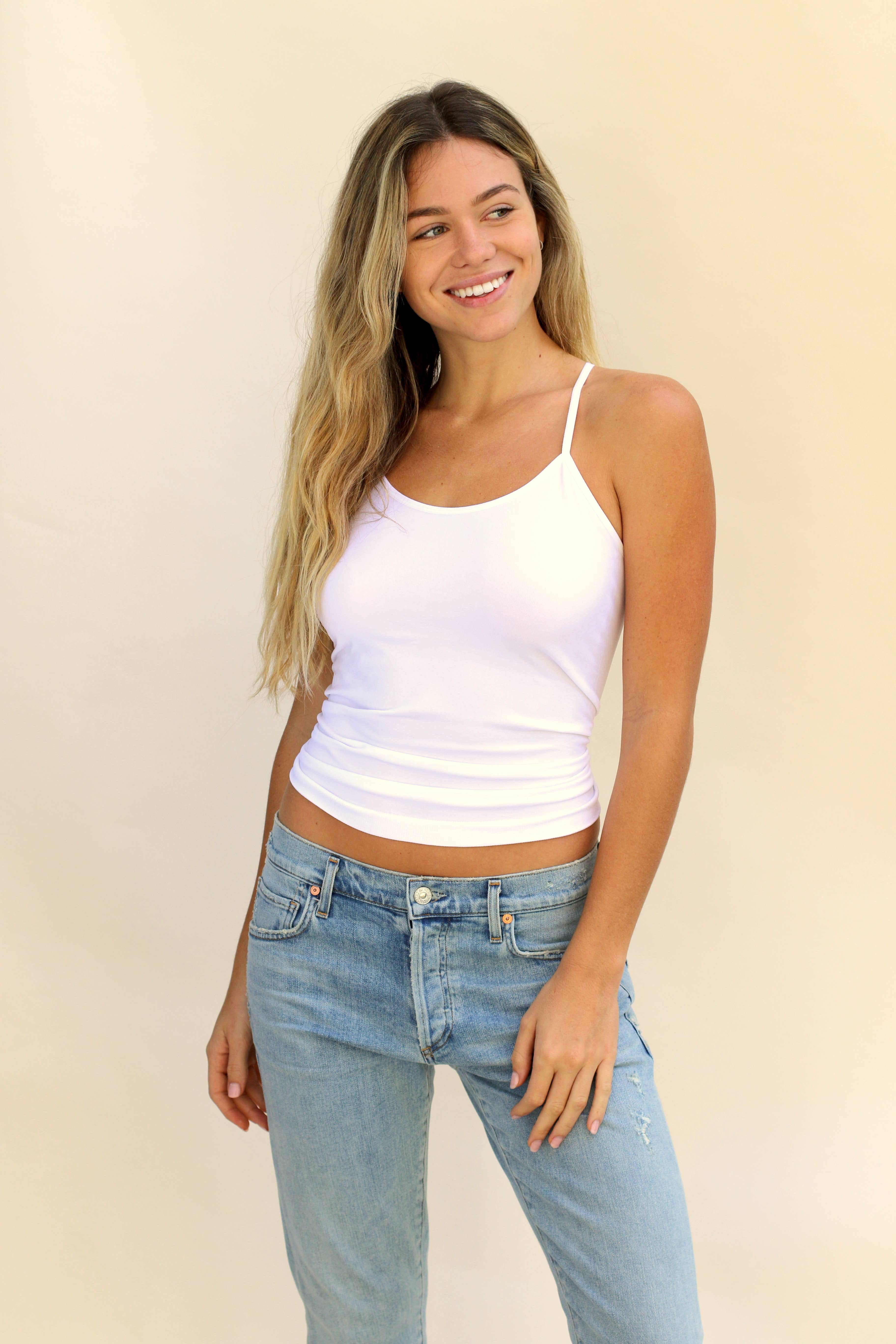 Racerback White Cami