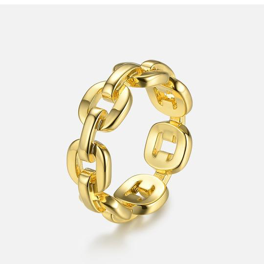 Chain Reaction Gold Ring