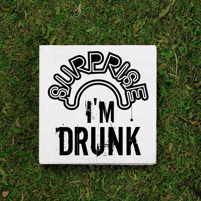 Surprise I'm Drunk-Cocktail Napkins