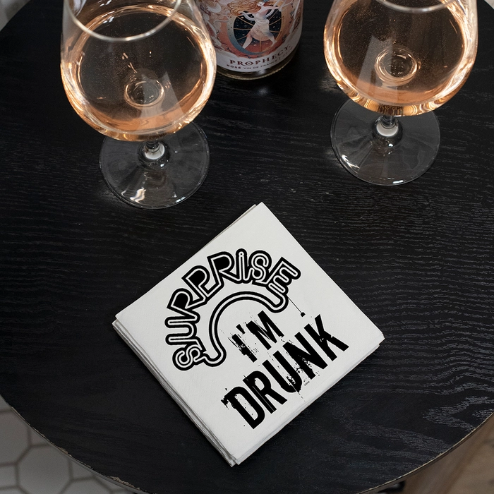 Surprise I'm Drunk-Cocktail Napkins