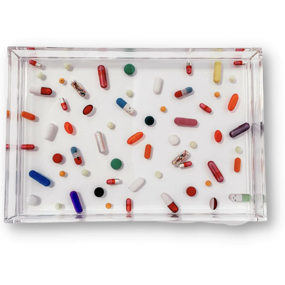 Classic Pill Small Acrylic Tray