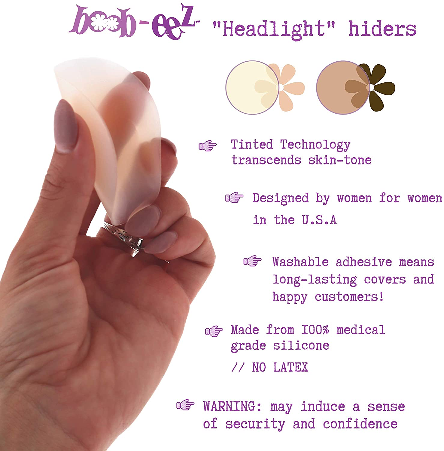 Headlight Hiders (6cm) -Medium Tint