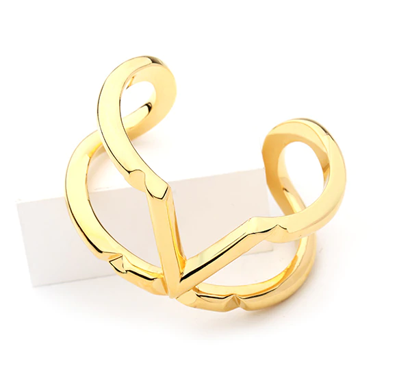 Valerie Gold Cuff Bracelet