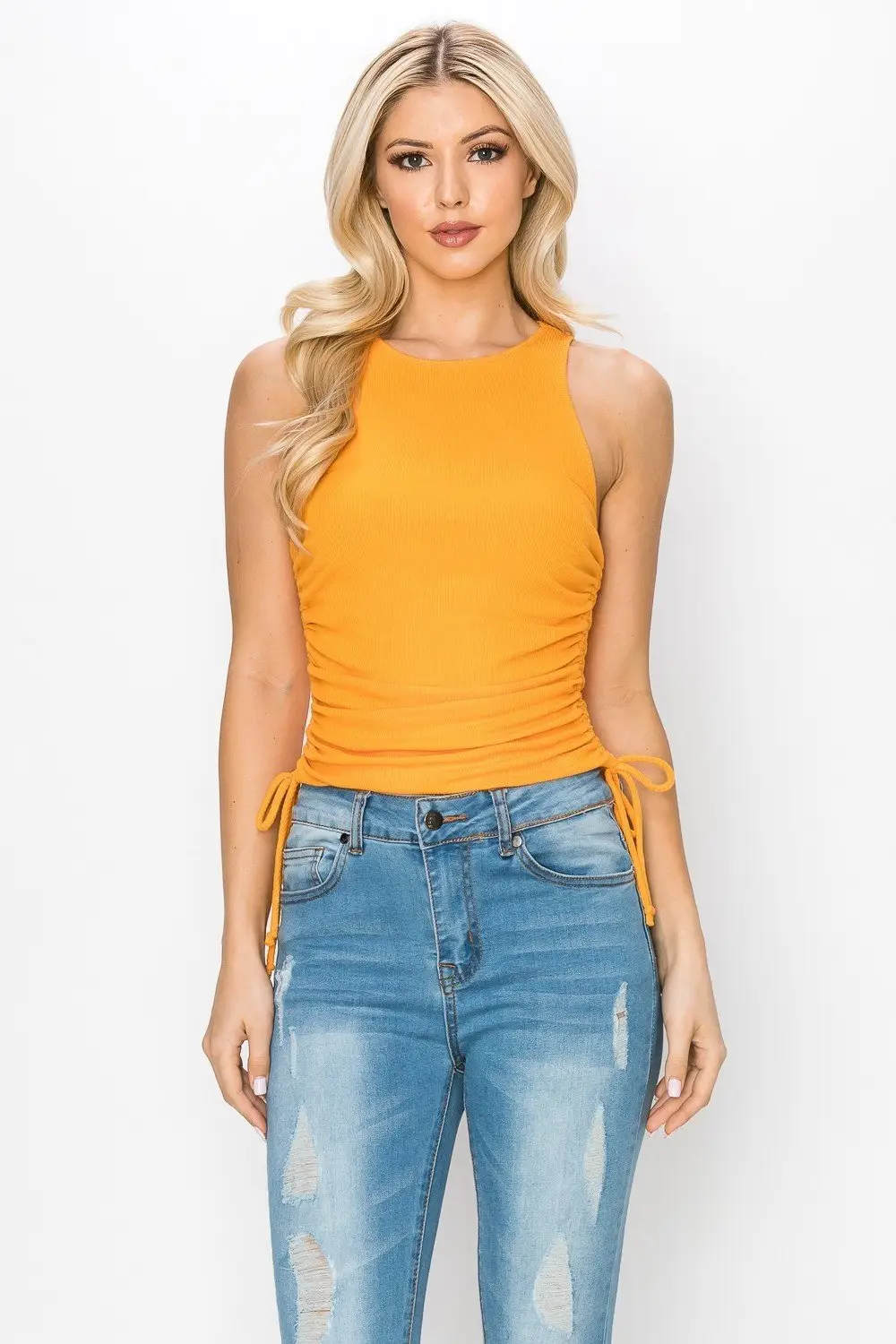 Sunny Days Ruched Tank