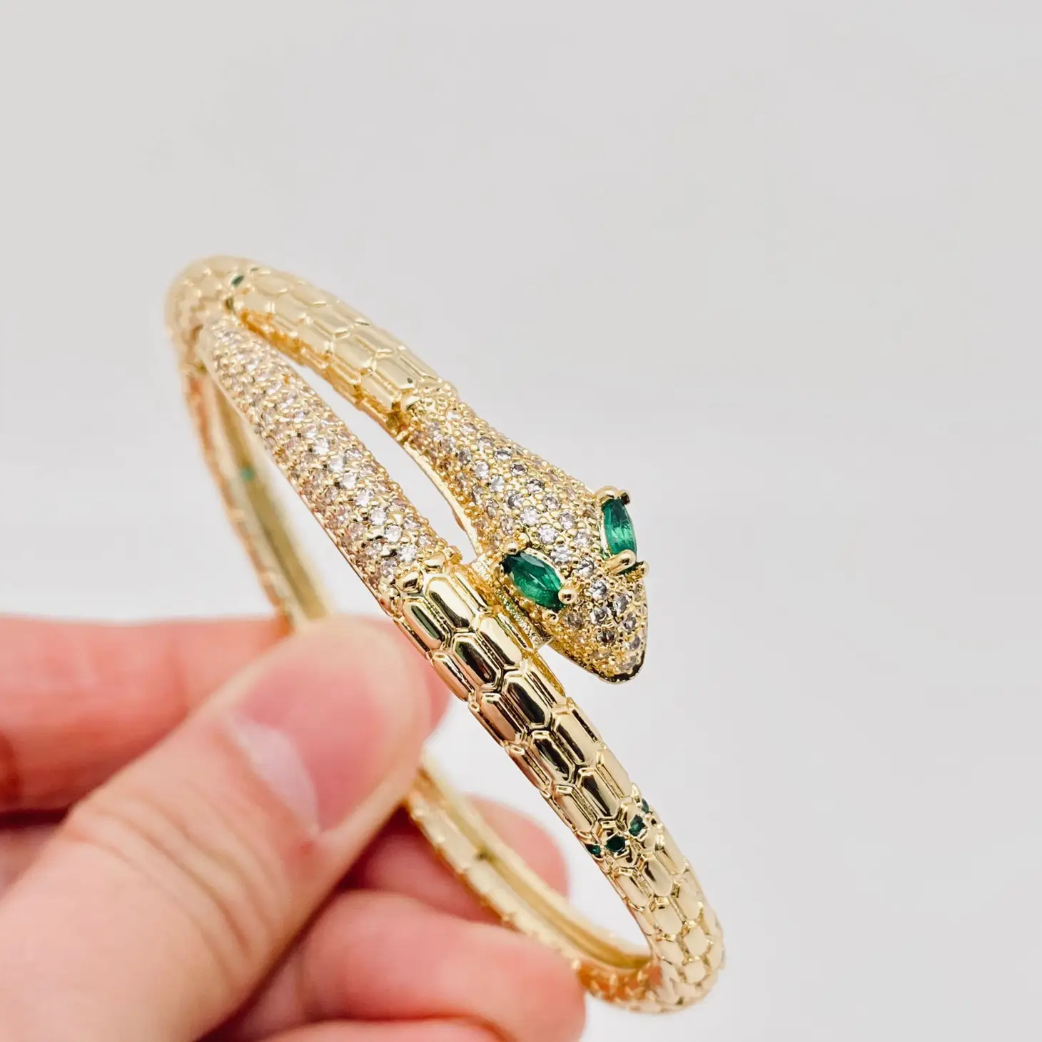 Slither Gold Bangle Bracelet