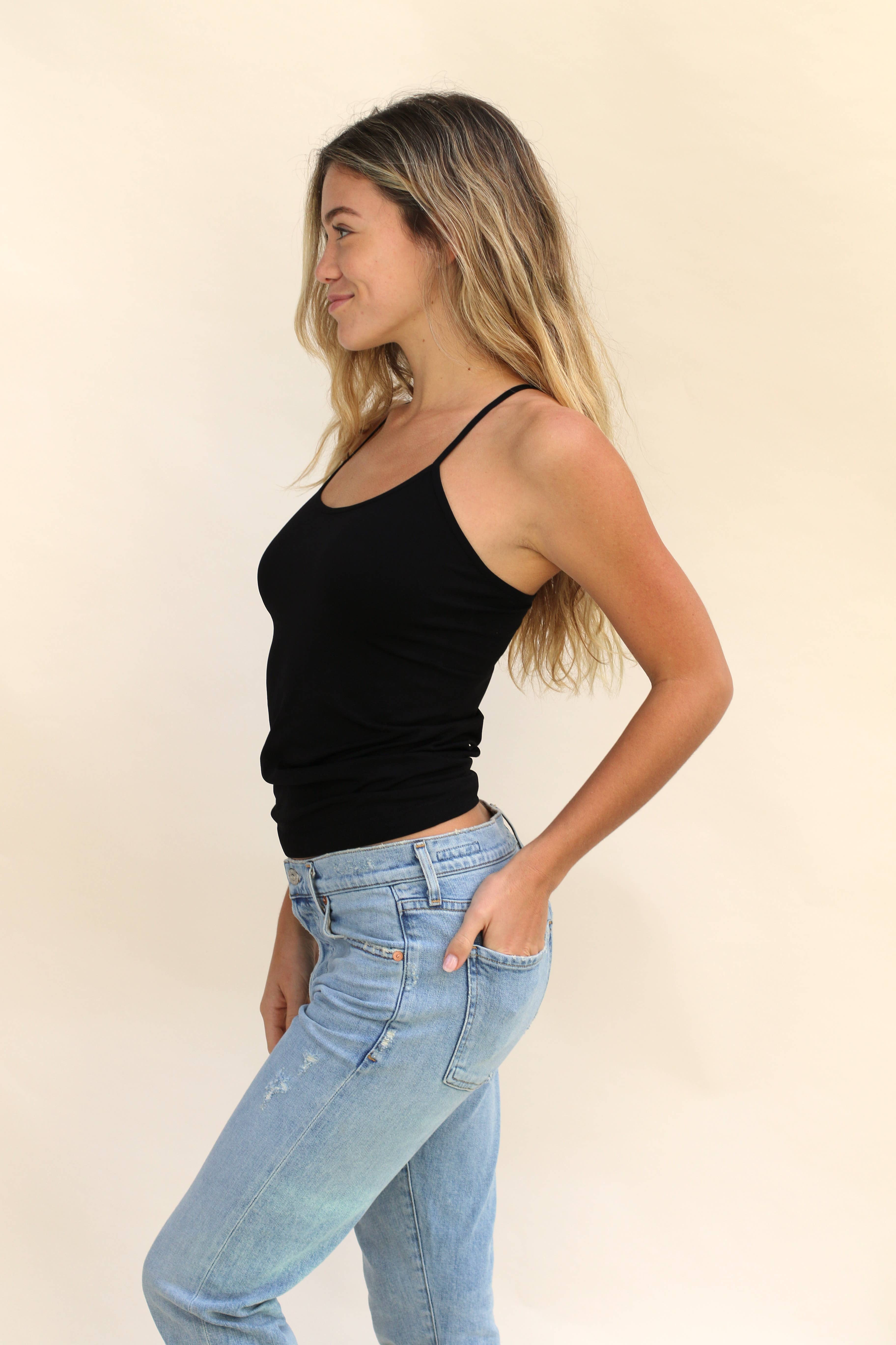 Racerback Black Cami