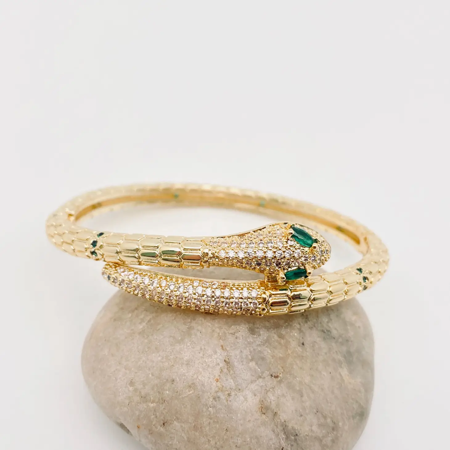 Slither Gold Bangle Bracelet