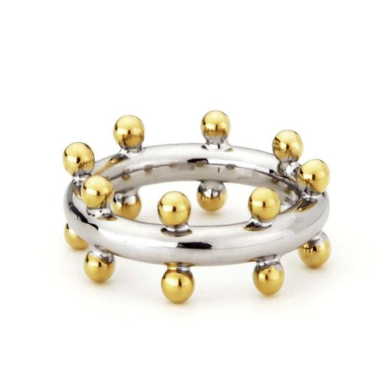 Analyst Silver & Gold Ring