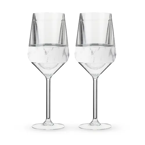 Wine Freeze Marble Stemmed (Set of Two)
