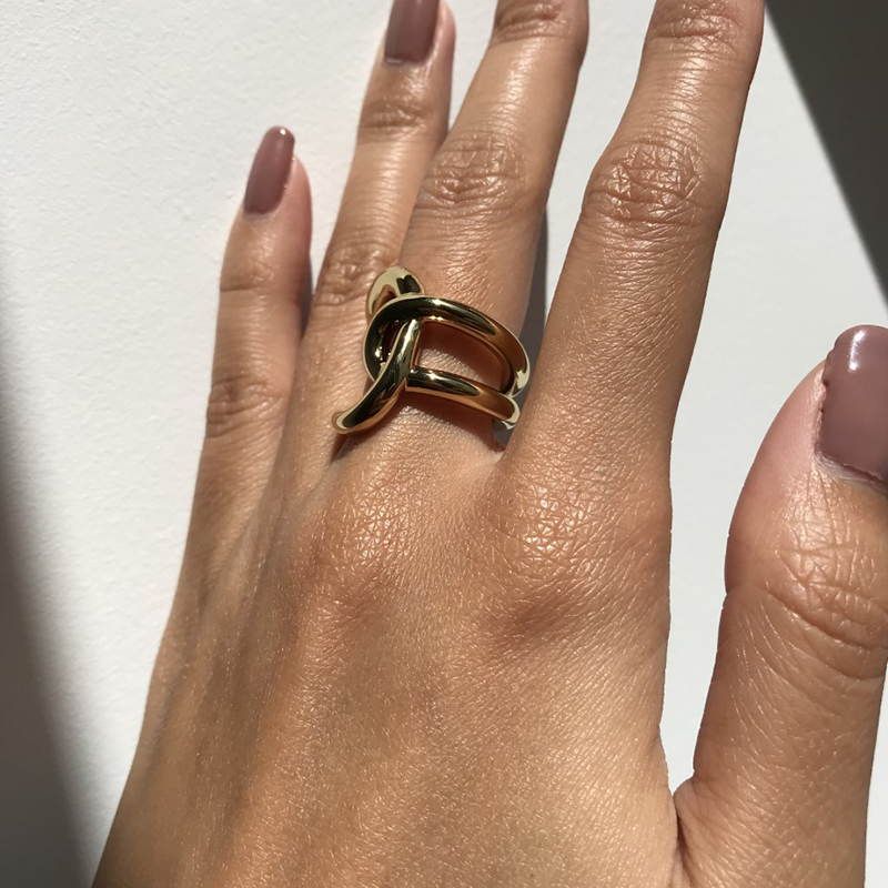 Entwined Gold Ring