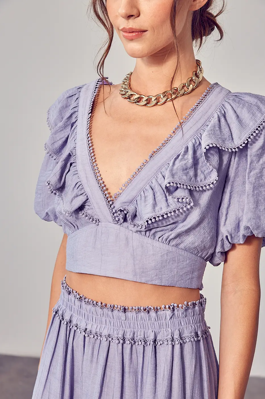Endlessly Adored Lavender Top